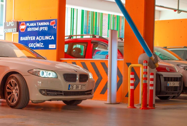 Bağlar turuncu kat girişi ve plaka tanıma sistemi